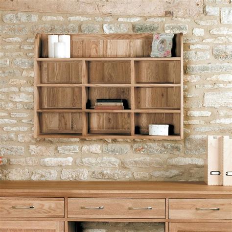 rustic wall mounted shelving unit